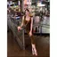 Kỳ nghỉ hè 2026 Tyrand Olive Green Dây đeo vai rộng Sling Váy dài vừa phải Trắng Slim-fit Slimmer Look G