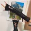 XUAN Nữ Ren Ngón Găng Tay Bla Gothic DIY Dây Đeo Tay Phụ Kiện Quần Áo Lưới Đàn Hồi Punk Găng Tay VN