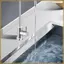 3 Vòi Bồn Rửa Nhà Bếp 1 / 4inch Tap Chrome Thẩm thấu Ngược Bộ Lọc Nước Uống Vòi Xoay Kết Nối Nhanh