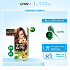 Kem Nhuộm Tóc Tại Nhà Màu Thời Trang - Công nghệ Colorboost kết hợp 3 loại dầu hạt Garnier Color Naturals Ultra Colors