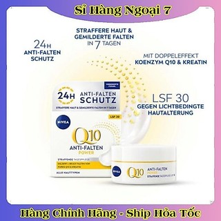 [auth] [Mẫu mới] Kem dưỡng da mặt Nivea Q10 của Đức giúp chống lão hóa,chống nhăn, sáng da - Nội địa Đức Đủ Bill [Hot] .