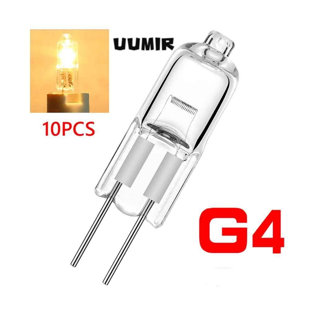 UUMIR 10 Bóng Đèn Halogen 10W 50W Bóng Đèn LED Chiếu Sáng 12V G4 Bóng Đèn