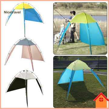 [NTL] Lều bảo vệ chống nắng cắm trại Lều bảo vệ tia cực tím Lều tam giác tán ngoài trời cho 3-4 người Chống tia cực tím Nơi trú ẩn chống nắng Dễ dàng thiết lập tán bóng râm đi biển để cắm trại dã ngoạ