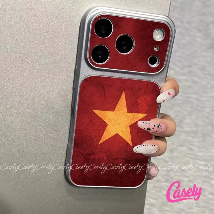 Ốp Lưng Cho IPhone 15 14 11 16 13 12 17 Pro Max 16 14 15 Plus 13 17 12 16 15 XR X XS Max Air Cờ Việt Nam Hiệu Ứng Cũ