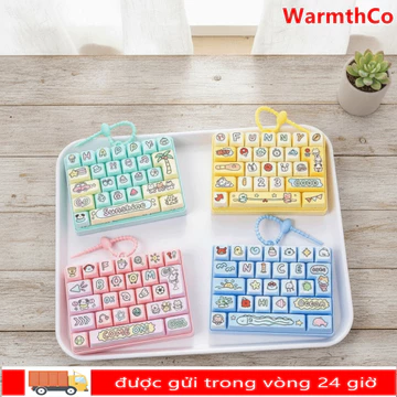 Đồ chơi bàn phím điện tử WARMTHCO, Thiết kế treo Thiết kế cá gỗ Đồ chơi giảm căng thẳng, Âm thanh phím di động Quà tặng Túi đồ chơi Mặt dây chuyền Quà tặng quyến rũ
