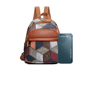 Ba lô thời trang nữ-Ba lô nam nữ Unisex phiên bản Hàn Quốc Ba lô công sở hợp thời trang Ba lô thời trang nữ Ba lô máy tính giải trí du lịch [Hướng dây kéo ngẫu nhiên]