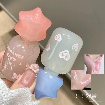HERORANGE Milky Star Lip Gloss, Hydrating & Moisturizing, Clear Watery Glossy Finish, Plump Lip Base for Layering Lip Makeup Son bóng HERORANGE Milky Star, dưỡng ẩm & làm mềm môi, hiệu ứng bóng nước t