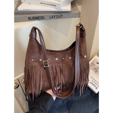 Women's Vintage Crossbody Bag – Brown