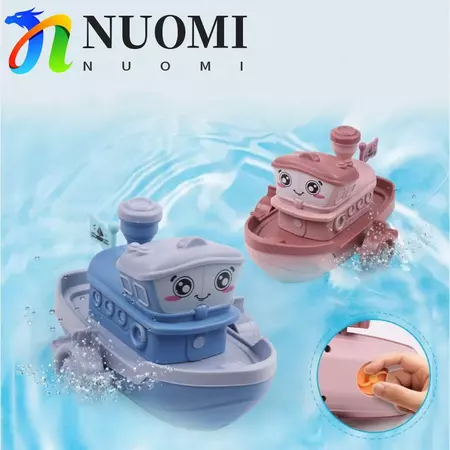 NUOMI Đồ Chơi Tắm Cho Bé Trai Đồ Chơi Trẻ Em Đồ Chơi Nước Trẻ Em Đồ Chơi Tắm Chơi Đồ Chơi Bơi Đi Biển Trò Chơi Quà Tặng Sinh Nhật Đồng Hồ Thuyền