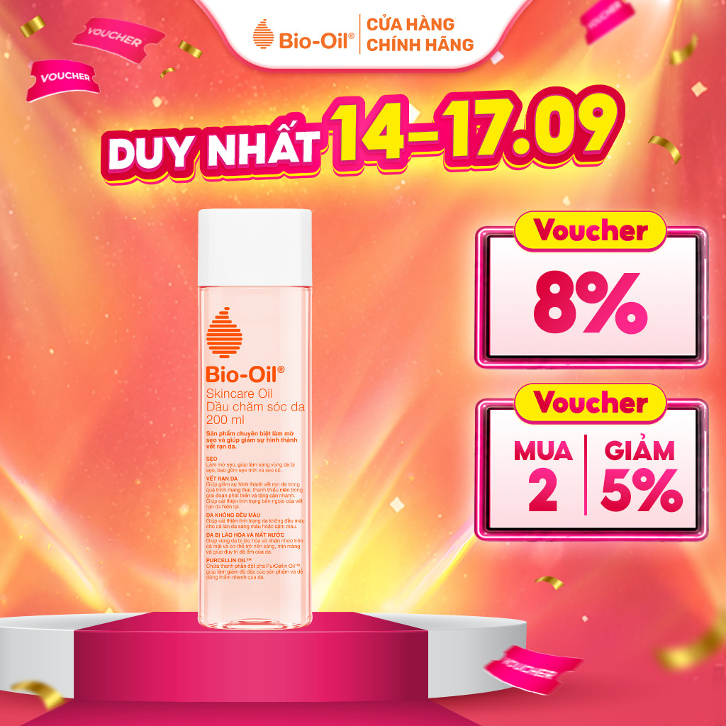 Dầu dưỡng da giúp cải thiện khô sạm và đều màu da, hỗ trợ cải thiện vết rạn da - BIO-OIL Skincare Oil (chai 200ml)