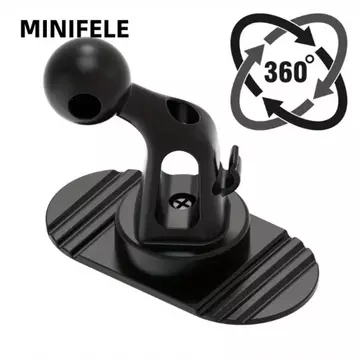 Giá đỡ điện thoại di động MINIFELE, Đế dán bảo mật Giá đỡ điện thoại trên ô tô, Giá đỡ điện thoại di động xoay 360 độ có thể xoay 17mm Đầu bi ô tô Giá đỡ điện thoại di động Phụ kiện xe hơi