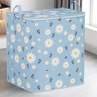 Thùng đựng quần áo DWELLCO, Khóa kéo đôi có tay cầm Túi đựng chăn, Vải không dệt chống bụi có thể tái sử dụng Túi đóng gói di chuyển dung tích lớn tại nhà
