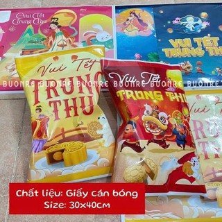 [HOT2025] Vỏ Túi Mù Chủ Đề Trung Thu Đựng Quà Tặng, Bánh Kẹo Cho Bé, Vỏ Túi Mù Size To 30x40cm Cán Bóng Dày Dặn ANGIHOME