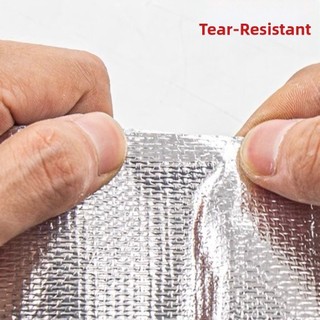 Băng keo nhôm sợi thủy tinh STABFOAM, Băng gói ống điều hòa không khí 5 / 10 mét, Dụng cụ sửa chữa đường ống cách nhiệt chống nắng cho ống điều hòa không khí