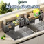 Kệ để đồ rửa chén gắn bồn rửa inox cao cấp, Giá đựng đồ rửa chén có ống cắm đũa muỗng tiện dụng