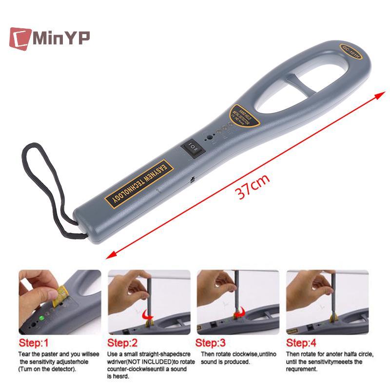 Máy dò kim loại cầm tay có độ nhạy cao CMinYP Máy dò kim loại vàng Máy quét an ninh Glory