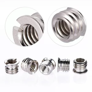 Đai ốc chuyển đổi giao diện 1 / 4 cho 3 / 8 Chân máy ảnh Gimbal Giao diện đường ray trượt101708