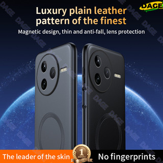 COD DAGE cho Redmi K80 Ốp lưng Bao da từ tính cho Redmi K80 PC chống trượt + TPU chống trượt chất lượng cao