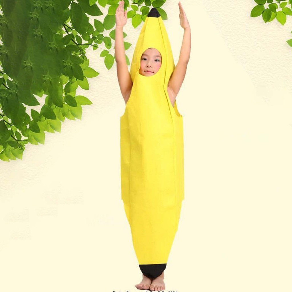 Trang phục Halloween hóa trang cosplay quả chuối phong cách mới lạ độc đáo
