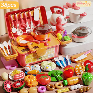【BabyJoy】Bộ Đồ Chơi Nấu Ăn Nhà Bếp Cho Bé,Mô phỏng nấu ăn Bộ Đồ Chơi Nấu Ăn Nhà Bếp,Đồ chơi giáo dục