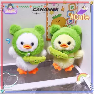 CANAMEK Dễ Thương Vịt Búp Bê Móc Khóa Cho Túi Mặt Dây Chuyền Vịt Nhỏ Dễ Thương Sang Trọng Móc Khóa Vịt Ngộ nghĩnh Sang Trọng Mặt Dây Chuyền Móc Khóa CSF