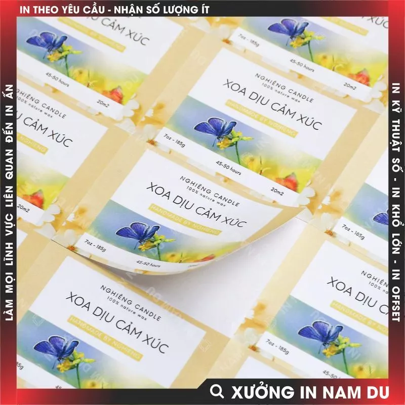 DECAL GIẤY KHÔNG CÁN