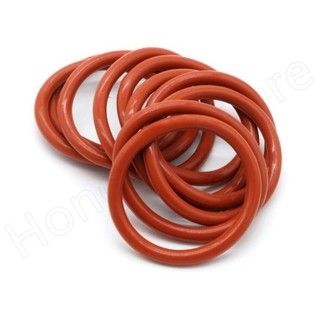 Vòng đệm vòng chữ O silicon màu đỏ CS5mm * OD15-400mm vòng chống thấm nước thành phần niêm phong chịu nhiệt độ cao [JYD-ZZ-Z]