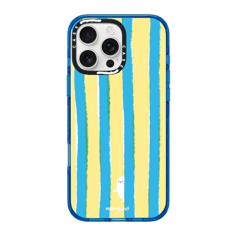 CASECASE X Happy Beach Khăn Sọc Bầu Trời Màu Xanh Trong Suốt Cứng Hút Từ Tính Tác Động Dành Cho Apple IPhone 12 13 14 15 16 17 Pro Max Air Plus Có Hộp