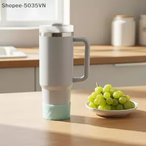{AKIN} Tay áo cốc silicon chống trượt Sử dụng đa năng cách nhiệt cho du lịch ngoài trời {a}