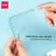 Bộ thước kẻ 4 món đo độ, túi eke học sinh Deli tỷ lệ chuẩn dụng cụ học tập đầy đủ