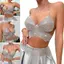 Pealike Nữ Kim Cương Giả Bướm Dây Cổ Camisole Hộp Đêm Đảng Trang Sức Cơ Thể