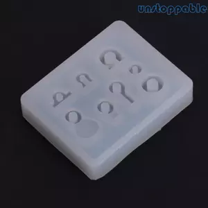 Unstop * Tự Làm Pha Lê Epoxy Khuôn Silicon Cho Mặt Dây Chuyền Nhẫn Gương Thủ Công Khuôn