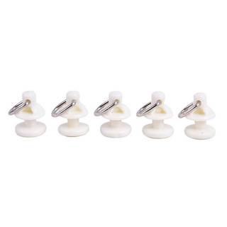 [Ktp] 20 Con lăn móc treo rèm treo rèm phụ kiện rãnh rèm