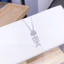 Thiết kế thích hợp xương cá Zircon dành cho nữ, cao cấp và phai màu, vòng cổ đi lại hàng ngày