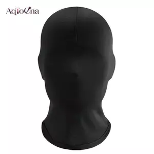 AqToCna Full Face No Hole Cover Hat Nam Nữ Cs Cap Sun Uv Protection Festival Cosplay Đạo Cụ Trang Phục Spandex Full Mask AqToCna