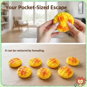 Crunchy Bóp Vách Ngăn Căng Thẳng Bóng Mini Định Hình ASMR Cảm Giác Fidget Đồ Chơi Di Động Chống Căng Thẳng Quà Tặng
