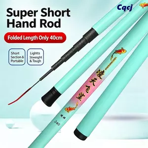 Cần câu bằng kính thiên văn CQCJ, Cực cầm tay dòng di động Mini, Du lịch bền bỉ Siêu nhẹ SuperHard Cá chép ăn hồ