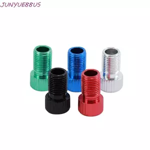 JUNYUE88US Van Chuyển Đổi Kim Loại Phụ Kiện Xe Đạp Lốp Xe Đạp Phụ Kiện Bơm Hơi Dụng Cụ Ống Gas Presta Để Schrader