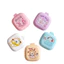 Di Động Mini Dễ Thương Hình Thỏ Gấp Đệm Chải Tóc Du Lịch Massage Lược Vuông Gương Detangling Bàn Chải Dành Cho Nữ
