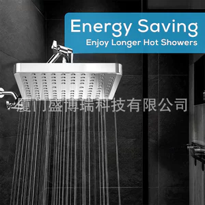 20cm Vuông Áp Lực Đa Năng Vòi Hoa Sen Top Xịt Tắm Phòng Tắm Đầu Tắm Vòi Sen Đầu Vòi Sen Đầu Tắm26070206