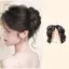 PNPIA- Nữ Tổng Hợp Tóc Bun Bud Tóc Giả Túi Móng Vuốt Kẹp Để Tăng Tóc Đuôi Ngựa Tóc Mảnh Hàng Ngày Đảng Sống Động Như Thật Dụng Cụ Tạo Kiểu