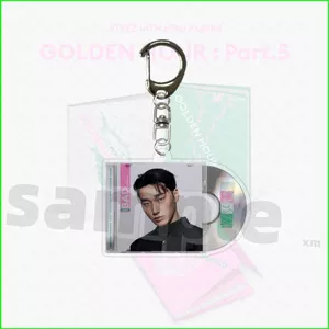HT3 8 Chiếc ATEEZ VÀNG GIỜ: Part.5 Acrylic CD Móc Khóa Thành Viên Kpop Móc Khóa TH3