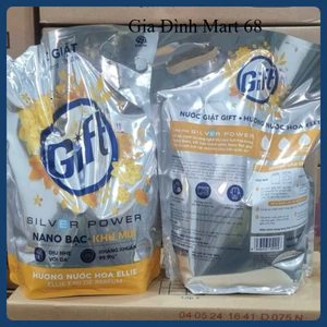Thùng 4 Túi Nước Giặt Gift 3.6kg Hồng/Vàng Chính Hãng – Thơm Lâu, Khử Mùi