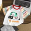 Áo thun Cotton nguyên chất cho bé Quần áo mùa hè ngắn tay cho trẻ em Phù hợp mọi trận đấu thông thường Bé trai Bé gái Thời trang Áo mùa hè Quần áo trẻ em JNTE