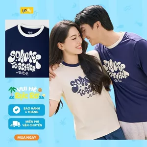 Áo thun phông gia đình ba mẹ bé YODY Summer Together vải mềm mại, thoáng mát MCTS26S029 WCTS26S02