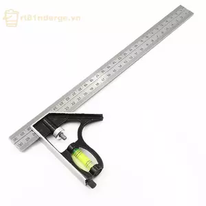 GE 12 "bination Square Thép không gỉ Spirit Level Dụng cụ đo nhôm VN