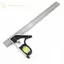 GE 12 "bination Square Thép không gỉ Spirit Level Dụng cụ đo nhôm VN