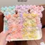 Bộ kẹp tóc BRBRAA 10 chiếc, Kẹp tóc hoa tuyn nhiều kích thước, Màu Pastel ngọt ngào Organza Nơ nhẹ Tóc Barrettes cho bé gái