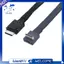 OcuLink PCIe PCI-Express SFF-8611 4i 42P Thẳng đến OcuLink SFF-8611 4I 90 độ cho cáp hoạt động dữ liệu SSD 0,5m