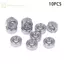 GE 10 chiếc 683ZZ 3 * 7 * 3 Mm Vòng bi thu nhỏ Thép Chrome 683 ZZ 2Z 683Z Lỗ khoan bên trong 3mm Vòng bi Mini rãnh sâu nhỏ VN